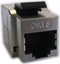 Picture of Roline RJ-45 Keystone Modular Coupler, Cat.6 (Class E), STP, silver