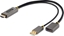 Picture of Adapter AV StarTech HDMI - DisplayPort + USB-A srebrny (128-HDMI-DISPLAYPORT)