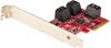 Picture of Kontroler StarTech .com PCIe karta kontrolera SATA - 6 Port SATA 3 karta rozszerze/kontroler - 6Gbit/s - peno- i niskoprofilowa osona - PCI Express kontroler/adapter dysków twardych (6P6G-PCIE-SATA-CARD) - kontroler pamici - SATA 6Gb/s - niskoprofilow
