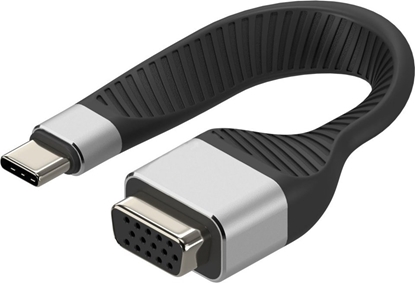 Attēls no Adapter AV Techly Techly Typ C auf VGA Buchse Flex Adapter