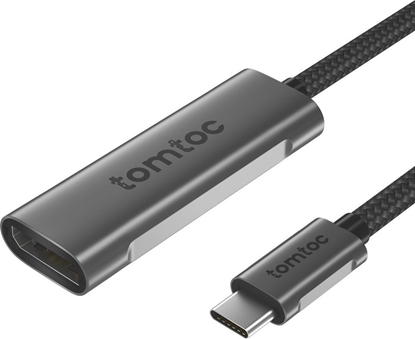 Picture of Adapter AV Tomtoc tomtoc Aluminum  USB-C to DisplayPort 1.4 Adapter, 4K@60/120Hz