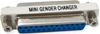 Picture of Value Mini Gender Changer, 25-pin F - F