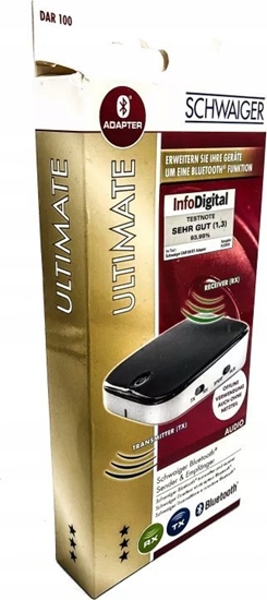Picture of Adapter bluetooth Schwaiger Schwaiger Bluetooth Musik Empfänger & Sender,        schwarz