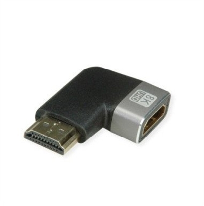 Picture of Roline 8K HDMI Adapter, M/F, 90° angled