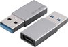 Picture of Adapter USB 4smarts USB-A - USB-C Szary  (540275)
