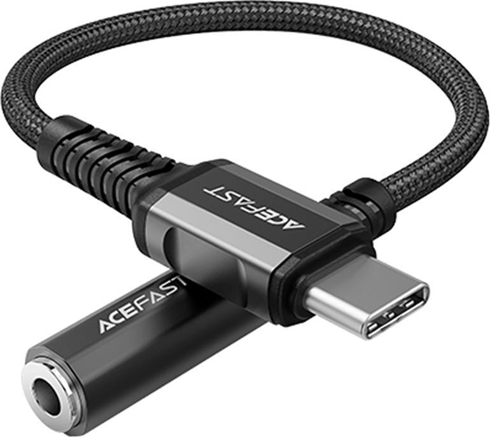 Picture of Adapter USB Acefast C1-07 black USB-C - Jack 3.5mm Czarny  (6974316280606)