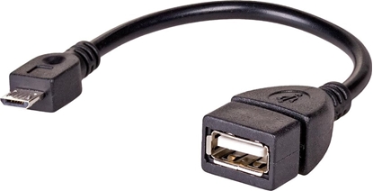 Picture of Adapter USB Akyga USB-A - MicroUSB Czarny  (AK-AD-09)