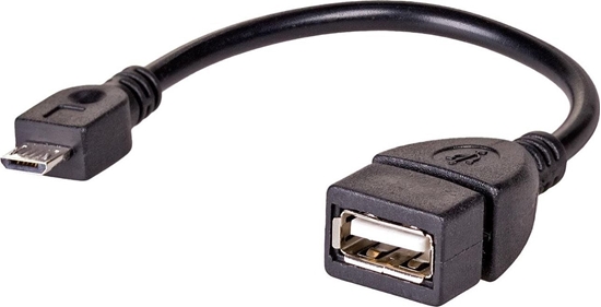 Picture of Adapter USB Akyga USB-A - MicroUSB Czarny  (AK-AD-09)