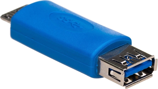 Picture of Adapter USB Akyga MicroUSB 3.0 - USB-A Niebieski  (AK-AD-25)