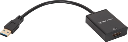 Picture of Adapter USB Cabletech KOM0993 USB-A - HDMI Czarny  (KOM0993)