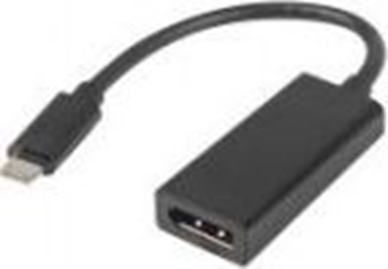 Picture of Adapter USB CM - Displayport F 15cm czarny 