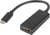 Picture of Adapter USB CM - HDMI F 15cm czarny 