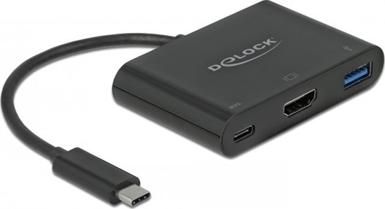 Изображение Delock USB Type-C™ Adapter to HDMI 4K 30 Hz with USB Type-A and USB Type-C™ PD