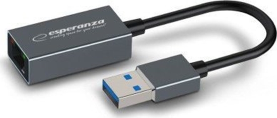 Picture of Adapter USB Esperanza ESPERANZA GIGABIT ETHERNET 1000 MBPS ADAPTER USB 3.0-RJ45 ENA101
