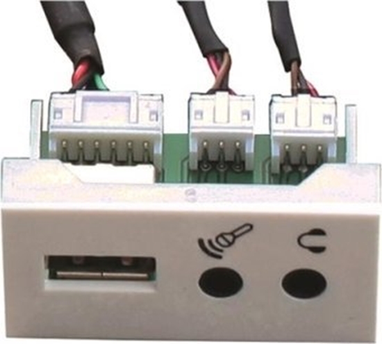 Picture of Adapter USB FULL F22 USB2.0+2x Mini Jack