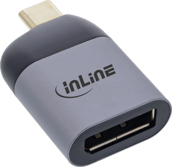 Picture of Adapter USB InLine InLine® USB Display Converter, USB Type-C male to DisplayPort female (DP Alt Mode), 8K@60Hz