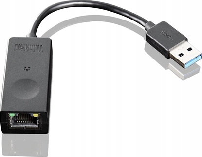 Attēls no Adapter USB Lenovo USB-A - RJ-45 Czarny  (USB 3.0 to Ethernet Adapter)