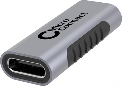 Изображение Adapter USB MicroConnect USB-C - USB-C Szary  (USB-C Adapter F-F)