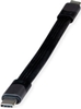 Изображение Roline USB4 Gen3x2 Cable, PD (Power Delivery) 20V5A, with Emark, C-C, M/M, black, 15 cm