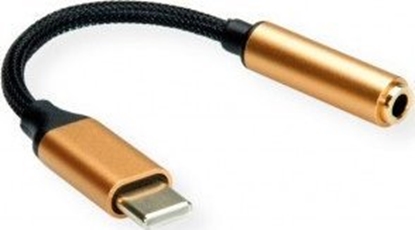 Изображение Roline GOLD Type C - 3.5mm Audio Adapter, M/F, 0.13 m