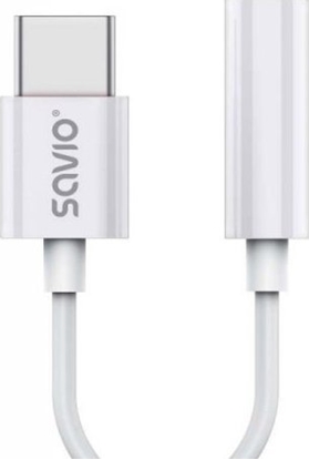 Picture of Adapter USB Savio USB-C - Jack 3.5mm Biay  (SAVAK-51)