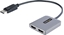 Picture of Adapter USB StarTech StarTech.com MST14DP122HD adapter kablowy 0,3 m DisplayPort 2 x HDMI Czarny, Szary