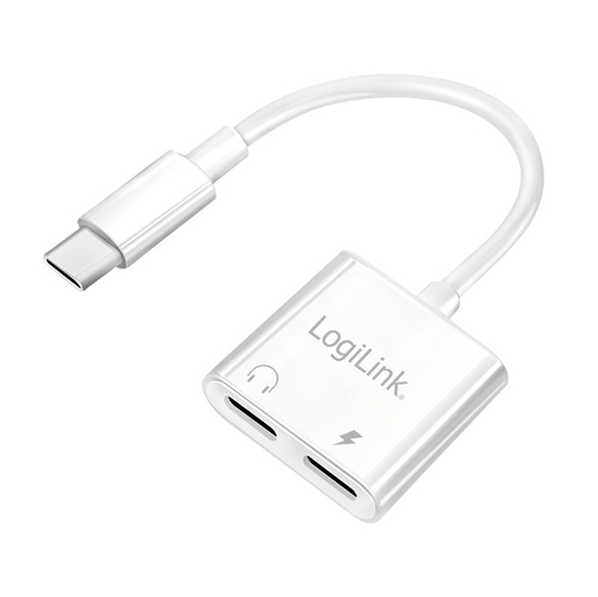 Picture of Adapter USB-C do 2x USB -C, PD 60W / audio 