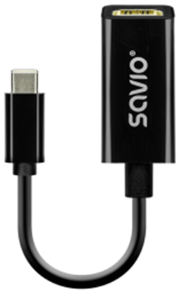 Attēls no Adapteris Savio USB Type-C Male - HDMI Female 4K 