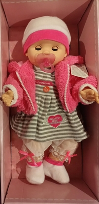 Attēls no Adar Lalka dziewczynka 40cm z dwikiem w pudeku 530003