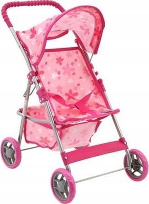 Attēls no Adar Wózek dla lalek rózowe kropki M1913 533905 ADAR
