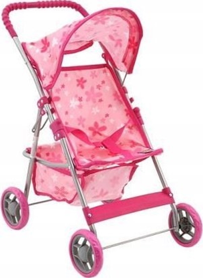 Picture of Adar Wózek dla lalek rózowe kropki M1913 533905 ADAR