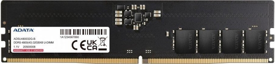 Picture of ADATA DDR5 32GB DIMM 4800MHz single tray