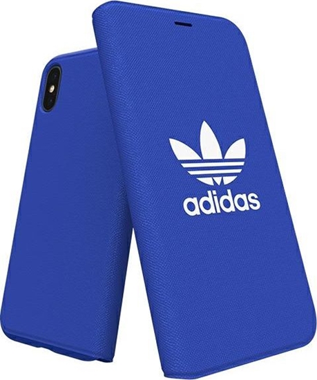 Picture of Adidas Adidas Booklet Case Canvas iPhone X/Xs blue/niebieski 30279