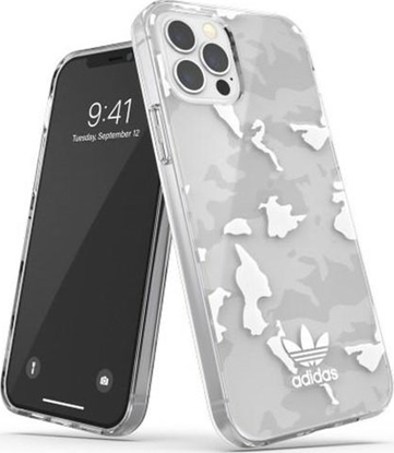 Attēls no Adidas Adidas OR SnapCase Camo iPhone 12/12 Pro przezroczysty/biay 43705