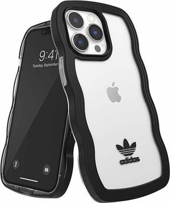 Attēls no Adidas Adidas OR Wavy Case iPhone 13 Pro /13 6,1" czarny-przezroczysty/black-transparent 51900