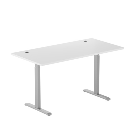 Picture of Adjustable Height Table Up Up Bjorn Gray, Table top L White