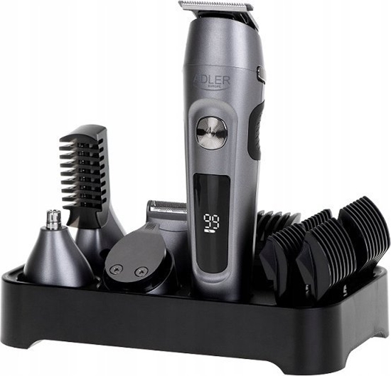 Picture of Adler | Grooming 6 in 1 Set | AD 2944 | Cordless | Number of length steps 6 | Stainless Steel/Black