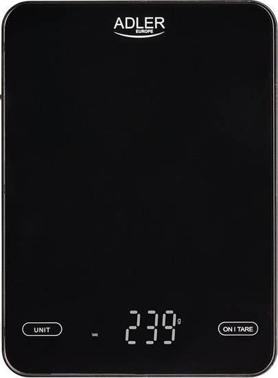 Picture of Adler Kitchen Scale AD 3177b Maximum weight (capacity) 10 kg, Accuracy 1 g, Black