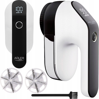 Picture of Adler | Lint remover LCD | AD 9618 | White/Black | Rechargeable battery