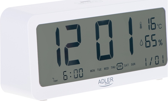 Picture of Adler AD 1195w Budzik na baterie - biay
