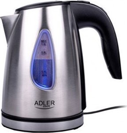 Picture of Adler | Kettle | AD 1203 | Standard | 1630 W | 1 L | Stainless steel | 360° rotational base | Stainless steel