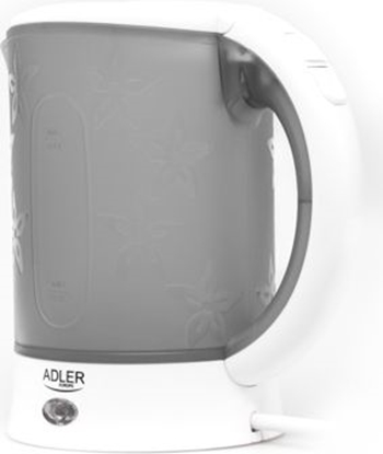 Attēls no Adler | Travel Kettle | AD 1268 | Standard | 600 W | 0.6 L | Plastic | White