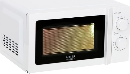 Picture of Adler Microwave Oven AD 6205 Free standing, 700 W, White, 5, Defrost, 20 L