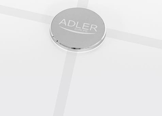 Picture of Adler | Smart Bathroom Scale | AD 8187 | Maximum weight (capacity) 180 kg | Accuracy 100 g | Body Mass Index (BMI) measuring | White