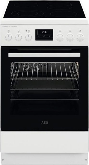 Picture of AEG keramiskā plīts, Steambake 6000. sērijas, balta