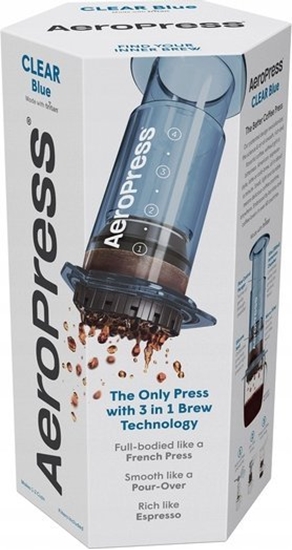 Picture of Aero Press AeroPress Clear Blue - Zaparzacz do kawy niebieski