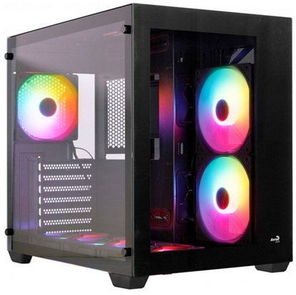 Attēls no AeroCool Geh Midi Dryft MicroATX/ATX/MiniITX ARGB (black)