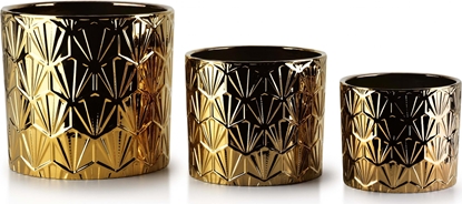 Attēls no Affek Design NEVA Komplet 3 doniczek                 XL20xh19cm L16xh14cm M13xh12cm