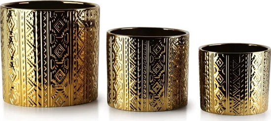 Picture of Affek Design NEVA Komplet 3 doniczek   XL19.5xh19cm L16xh14cm M13.5xh12cm