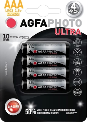 Изображение Agfa Bateria Ultra AAA / R03 4 szt.